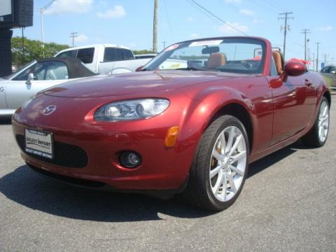 Copper Red Mica Mazda MX-5 Miata Grand Touring Roadster.  Click to enlarge.