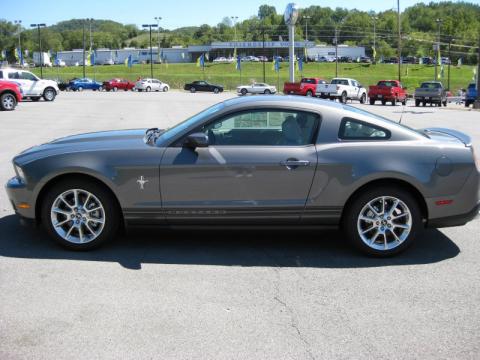 Sterling Gray Metallic Ford Mustang V6 Premium Coupe.  Click to enlarge.