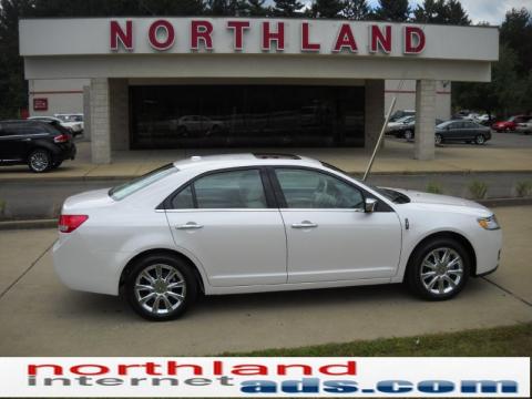 White Platinum Tri-Coat Lincoln MKZ AWD.  Click to enlarge.