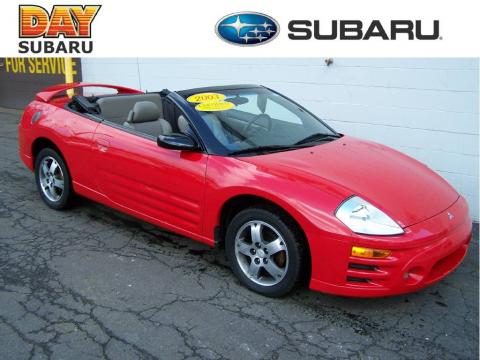 Saronno Red Mitsubishi Eclipse Spyder GS.  Click to enlarge.