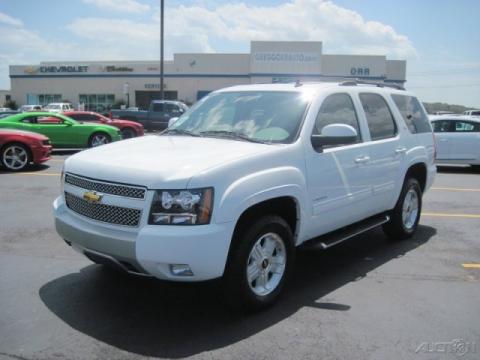Summit White Chevrolet Tahoe Z71 4x4.  Click to enlarge.