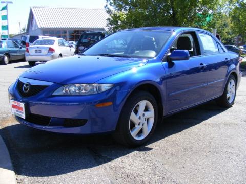 Sonic Blue Pearl Mazda MAZDA6 i Sedan.  Click to enlarge.