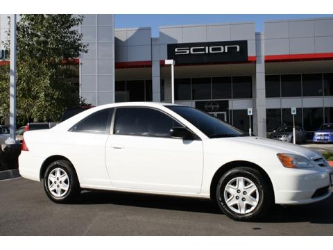 Taffeta White Honda Civic LX Coupe.  Click to enlarge.