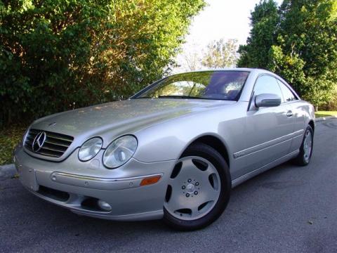 Brilliant Silver Metallic Mercedes-Benz CL 600.  Click to enlarge.