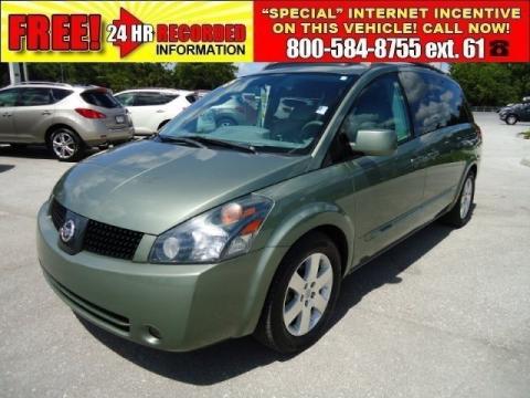 Jade Green Metallic Nissan Quest 3.5 SE.  Click to enlarge.