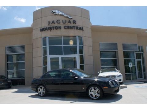 Black Jaguar S-Type R.  Click to enlarge.