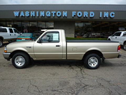 Harvest Gold Metallic Ford Ranger XL Regular Cab.  Click to enlarge.