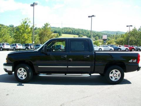 Black Chevrolet Silverado 1500 Z71 Crew Cab 4x4.  Click to enlarge.