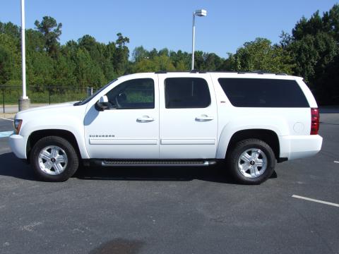 Summit White Chevrolet Suburban Z71.  Click to enlarge.