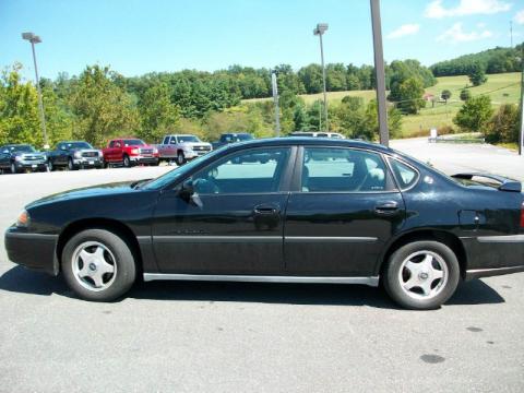 Black Chevrolet Impala .  Click to enlarge.