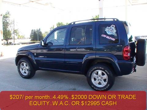 Patriot Blue Pearlcoat Jeep Liberty Limited 4x4.  Click to enlarge.