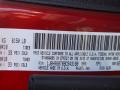 Jeep Color Code PRH Blaze Red Crystal Pearl #17