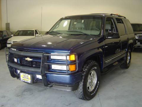 Indigo Blue Metallic Chevrolet Tahoe Z71 4x4.  Click to enlarge.