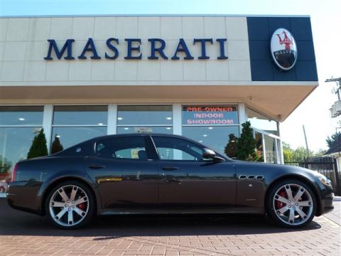 Grigio Granito (Dark Grey Metallic) Maserati Quattroporte Sport GT S.  Click to enlarge.