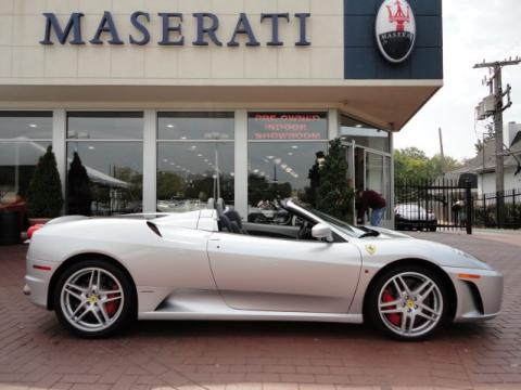 Argento Nurburgring (Silver Metallic) Ferrari F430 Spider.  Click to enlarge.