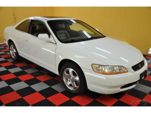 Taffeta White Honda Accord EX V6 Coupe.  Click to enlarge.