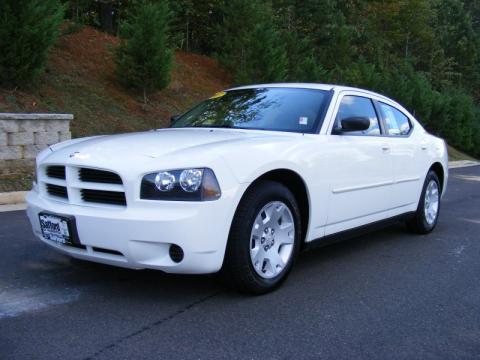 Stone White Dodge Charger .  Click to enlarge.