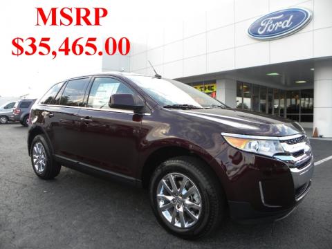 Bordeaux Reserve Red Metallic Ford Edge Limited.  Click to enlarge.