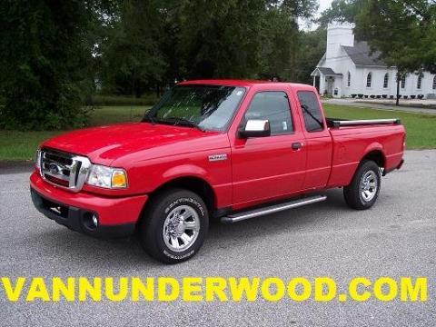 Torch Red Ford Ranger XLT SuperCab.  Click to enlarge.