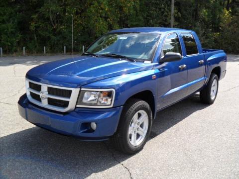 Deep Water Blue Metallic Dodge Dakota Big Horn Crew Cab.  Click to enlarge.