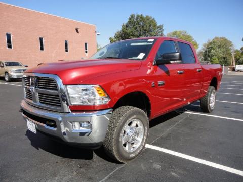 Inferno Red Crystal Pearl Dodge Ram 2500 Big Horn Edition Crew Cab 4x4.  Click to enlarge.