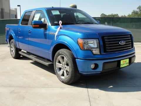 Blue Flame Metallic Ford F150 FX2 SuperCrew.  Click to enlarge.