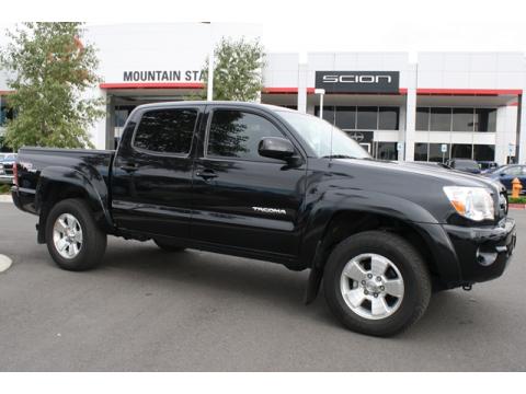 Black Sand Pearl Toyota Tacoma V6 TRD Sport Double Cab 4x4.  Click to enlarge.