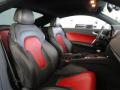  2009 Audi TT Magma Red Interior #15