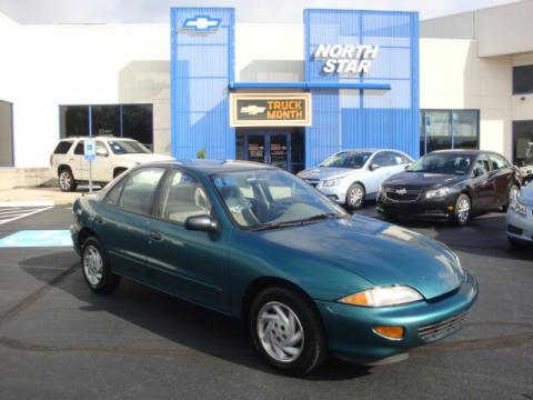 Green Metallic Chevrolet Cavalier LS Sedan.  Click to enlarge.