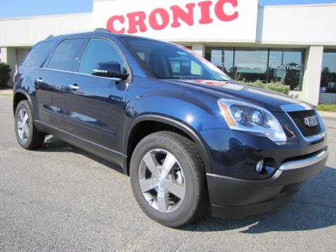 Deep Blue Metallic GMC Acadia SLT.  Click to enlarge.