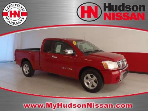 Red Alert Nissan Titan SE King Cab.  Click to enlarge.