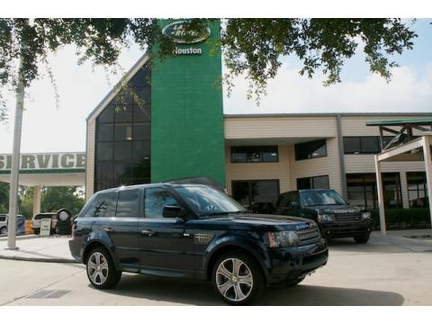 Buckingham Blue Metallic Land Rover Range Rover Sport Supercharged.  Click to enlarge.