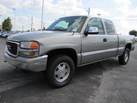 Pewter Metallic GMC Sierra 1500 Extended Cab 4x4.  Click to enlarge.