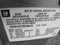 Info Tag of 2002 GMC Sierra 1500 Extended Cab 4x4 #13