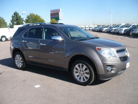 Mocha Steel Metallic Chevrolet Equinox LTZ AWD.  Click to enlarge.