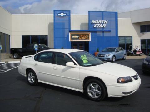 White Chevrolet Impala LS.  Click to enlarge.