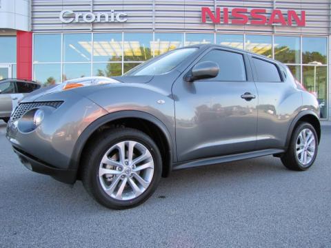 Gun Metallic Nissan Juke SV.  Click to enlarge.