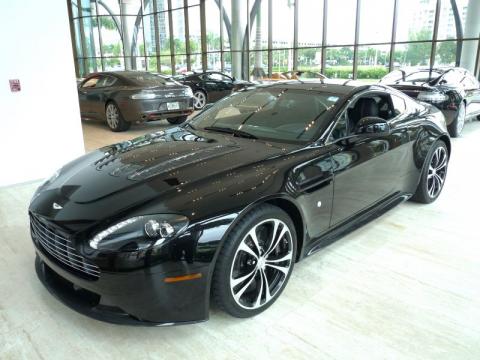 Aston Martin V12 Vantage Black Carbon. AM Carbon Black 2011 Aston