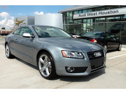 Quartz Grey Metallic Audi A5 2.0T quattro Coupe.  Click to enlarge.