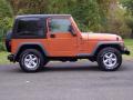  2001 Jeep Wrangler Amber Fire Pearl #4