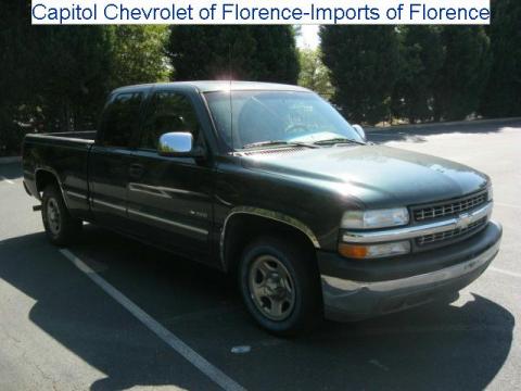 Forest Green Metallic Chevrolet Silverado 1500 Extended Cab.  Click to enlarge.