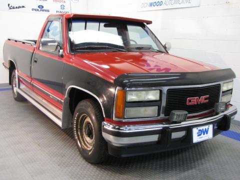 Bright Red GMC Sierra 1500 Regular Cab.  Click to enlarge.