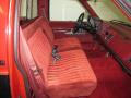  1990 GMC Sierra 1500 Red Interior #11