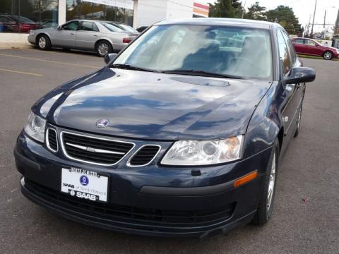 Nocturne Blue Metallic Saab 9-3 2.0T Sport Sedan.  Click to enlarge.