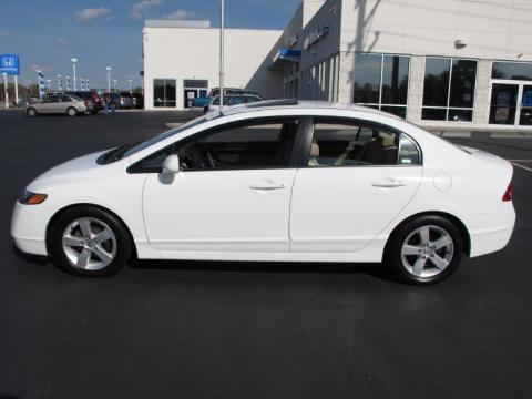 Taffeta White Honda Civic EX Sedan.  Click to enlarge.