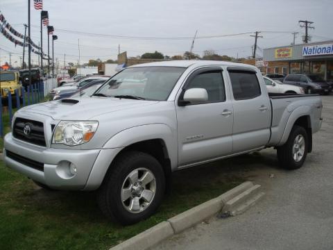 Silver Streak Mica Toyota Tacoma V6 TRD Sport Double Cab 4x4.  Click to enlarge.