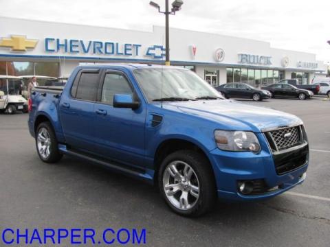 Blue Flame Metallic Ford Explorer Sport Trac Adrenalin AWD.  Click to enlarge.