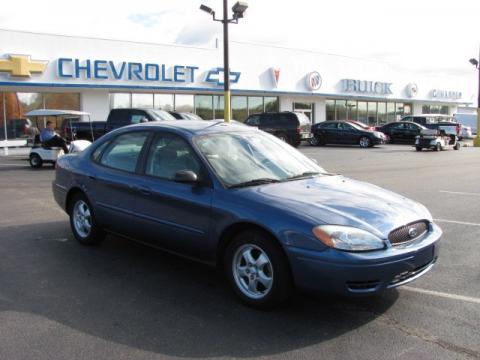 True Blue Metallic Ford Taurus SE Sedan.  Click to enlarge.