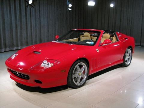 Rossa Corsa (Red) Ferrari 575 Superamerica Roadster F1.  Click to enlarge.