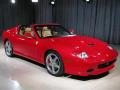 Front 3/4 View of 2005 Ferrari 575 Superamerica Roadster F1 #3